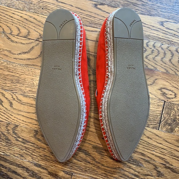 Prada Suede Espadrille Slip-Ons, Size 8 - Picture 3 of 4